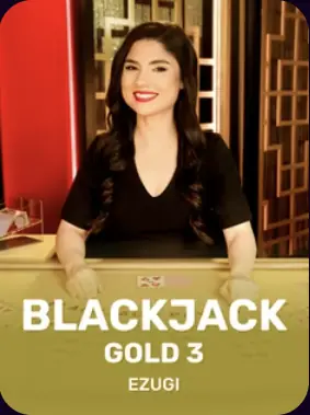 Blackjack Gold 3, jogo de Ezugi no lobby da MaxWin