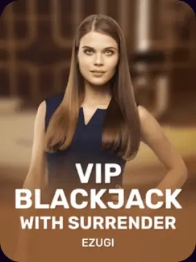 VIP Blackjack with Surrender, jogo de Ezugi no lobby da MaxWin